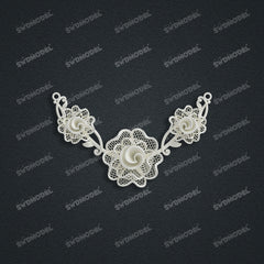 Jewelry set  Filigree Set   White Wax Casting Resin 3D Printing Service  SWT015